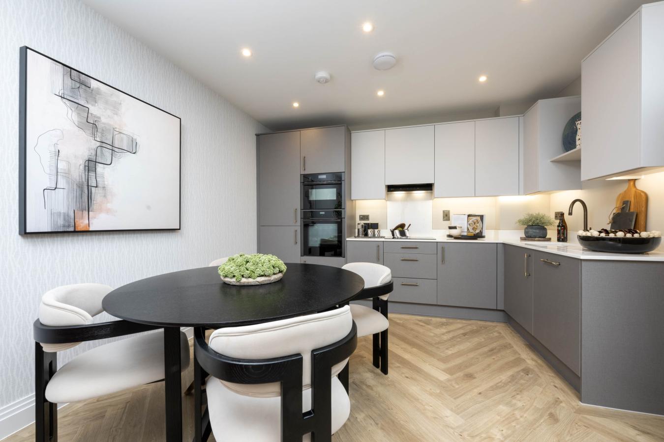 Kitchen dining room at Oaklands Park show home